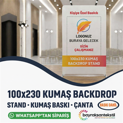 100x230 Cm Kumaş Backdrop Stand