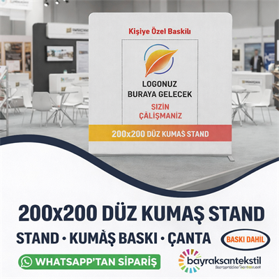 200x200 Düz Kumaş Stand