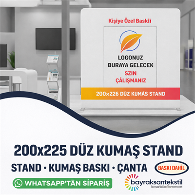 200x225 Düz Kumaş Stand