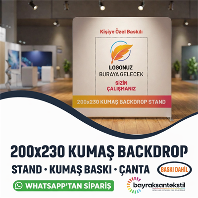 200x230 CM Kumaş Backdrop Stand
