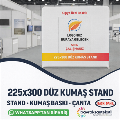 225x300 Düz Kumaş Stand