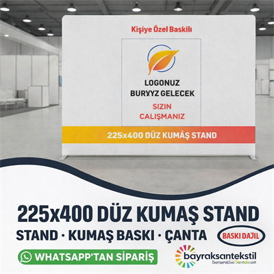 225x400 Düz Kumaş Stand