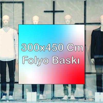 300x450 Cm Folyo Baskı
