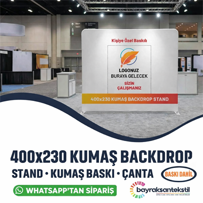 400x230 CM Kumaş Backdrop Stand