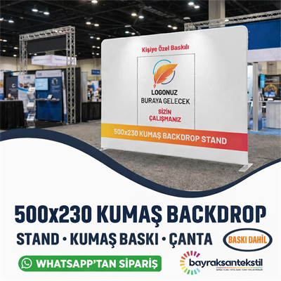 500x230 CM Kumaş Backdrop Stand