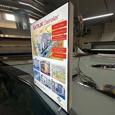 50*70 8 Cm Profilli Lightbox