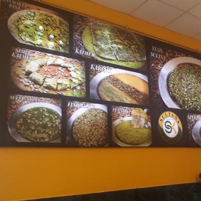 80×300 Cm Işıklı Menü Lightbox