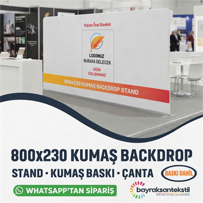 800x230 CM Kumaş Backdrop Stand