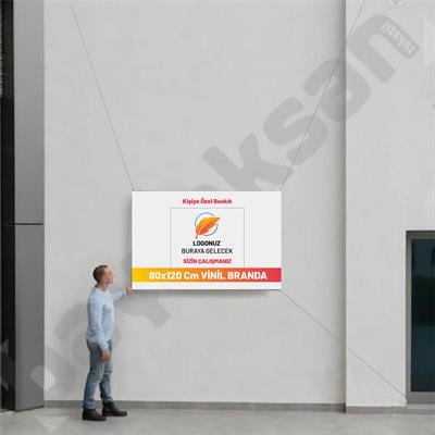 80x120 Cm Branda Baskı