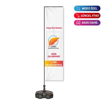 L tipi yelken bayrak