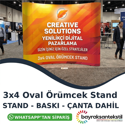 Örümcek Stand 4 Panel Oval (3×4)