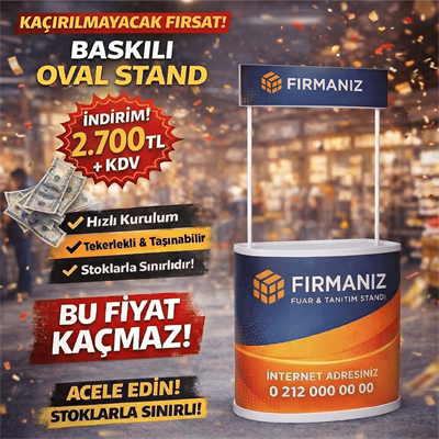 Oval Tanıtım Stand