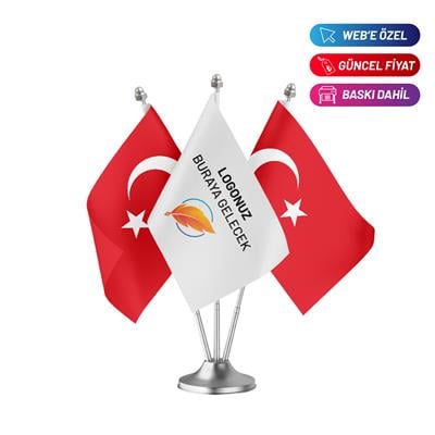 Üçlü Masa Bayrağı