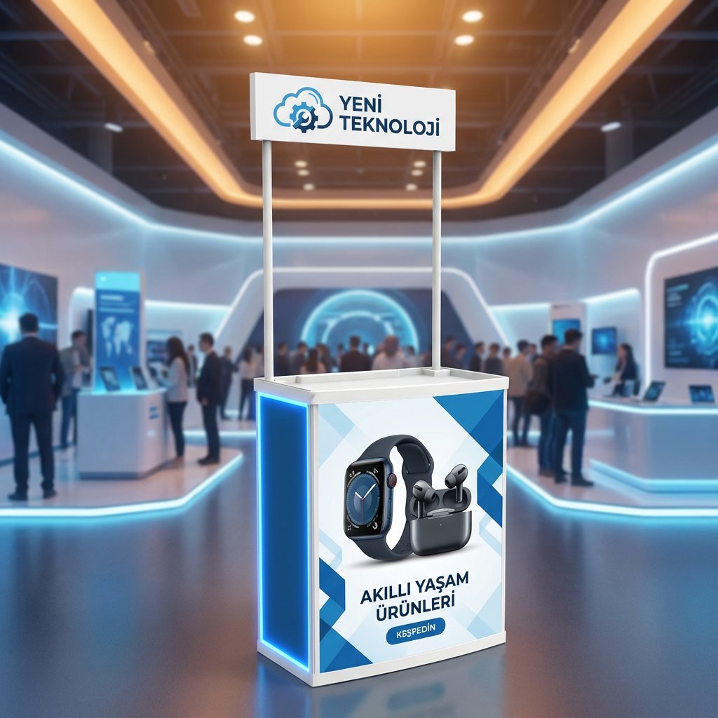 Baskılı Kare Stand Modelleri