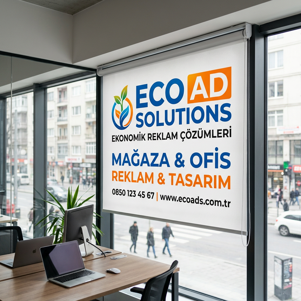 Reklam Baskılı Stor Perde