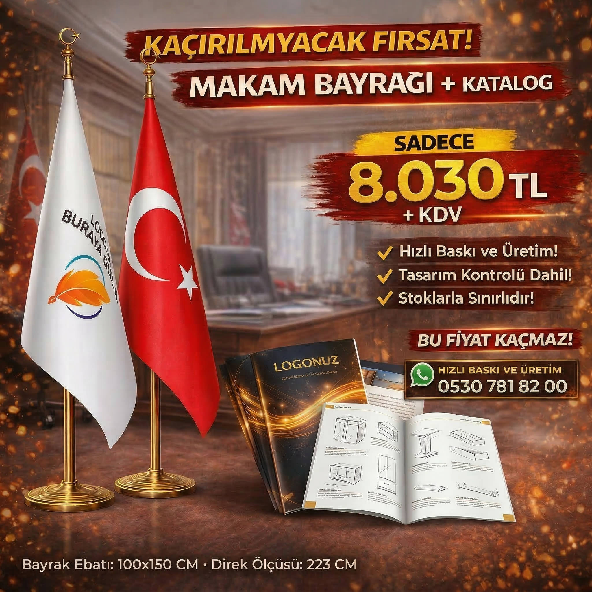 Makam Bayrağı + Katalog