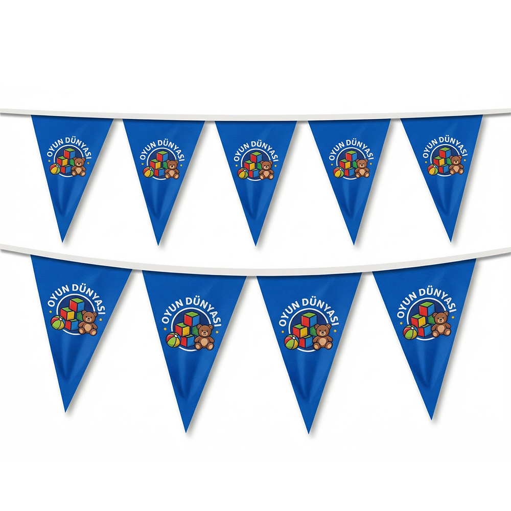 İpe Dizili Üçgen Bayrak