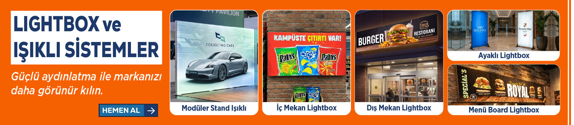 Lightbox ışıklı sistemler
