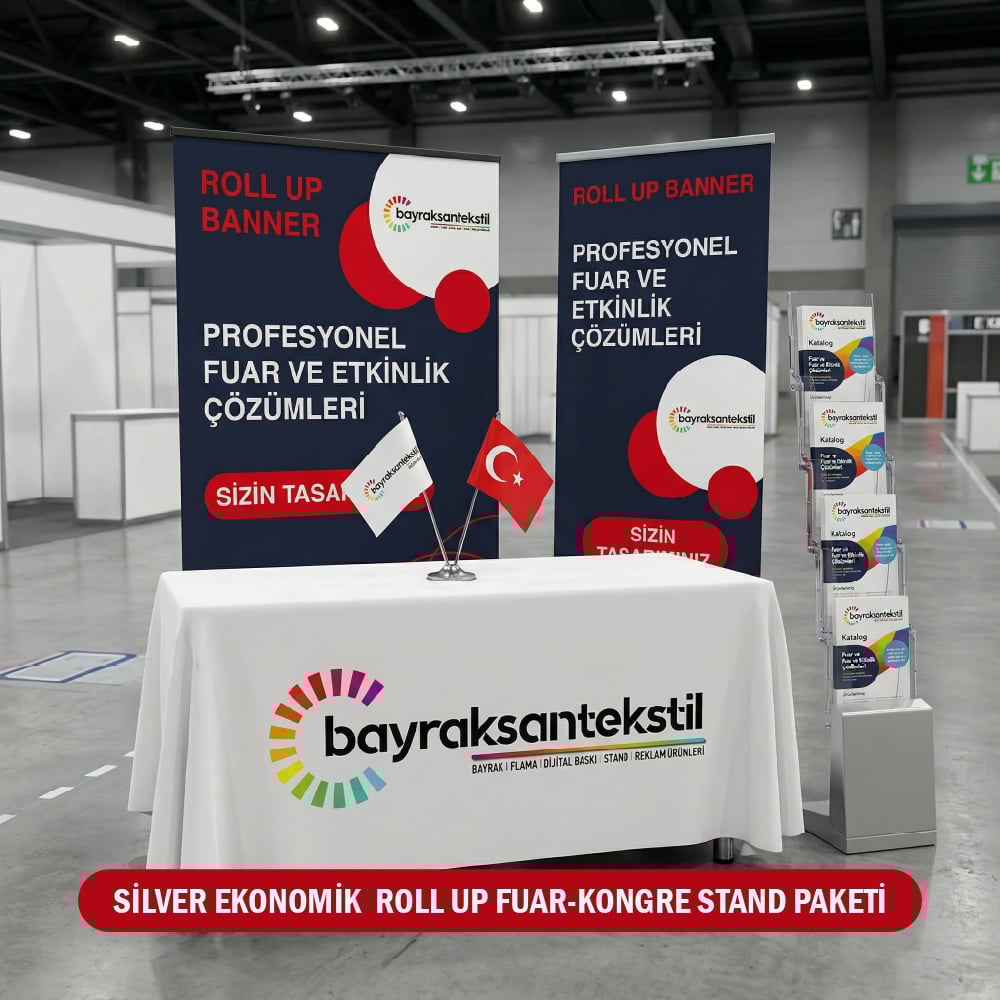 Silver Ekonomik Roll up Fuar Standı