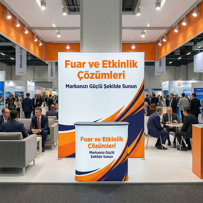 200x230 CM Modüler Lightbox 2'li Fuar Paket Seti