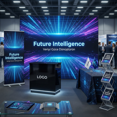 300x230 CM Modüler Lightbox 6'li Fuar Paket Seti