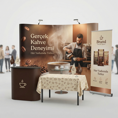 200x230 CM Modüler Lightbox 5'li Fuar Paket Seti