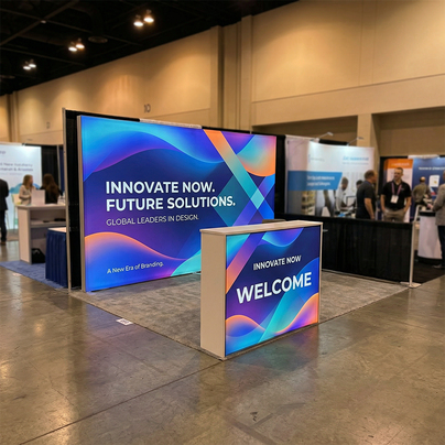 400x230 CM Modüler Lightbox 2'li Fuar Paket Seti