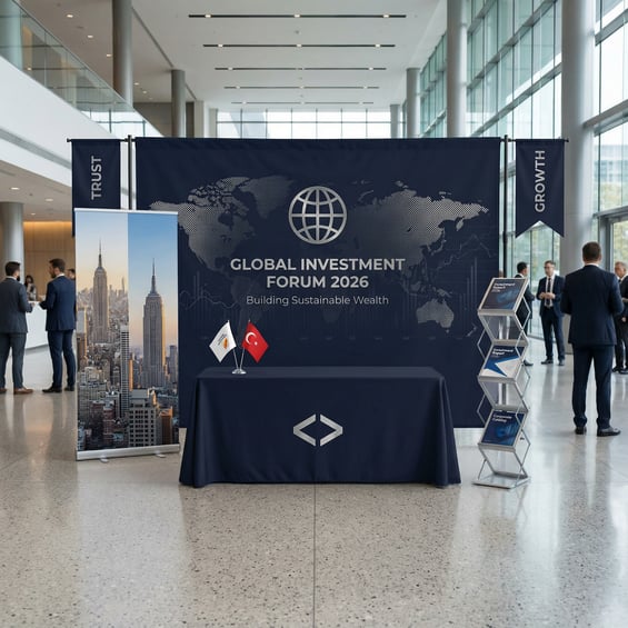 400x230 CM Kumaş Backdrop 6'li Fuar Seti