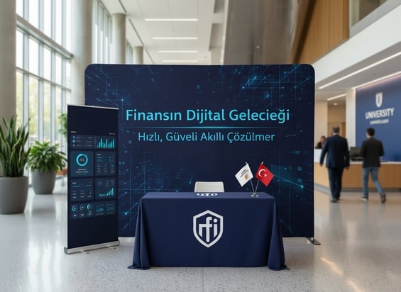 300x230 CM Kumaş Backdrop 4'lü Fuar Seti