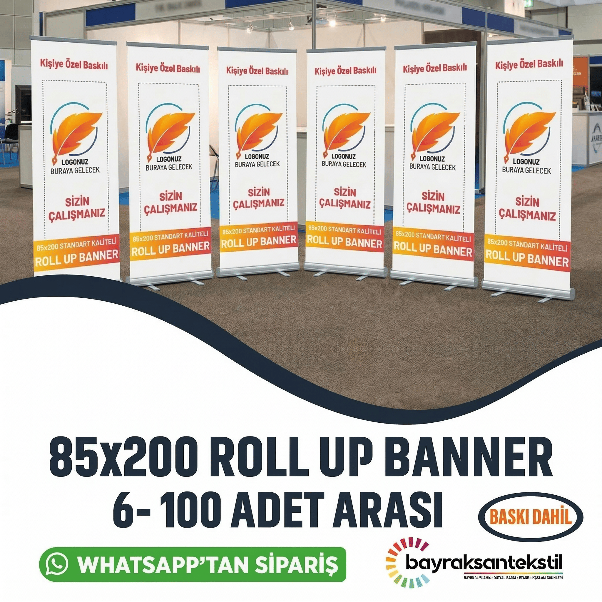 85x200 Cm Rollup 6-100 Adet Arası
