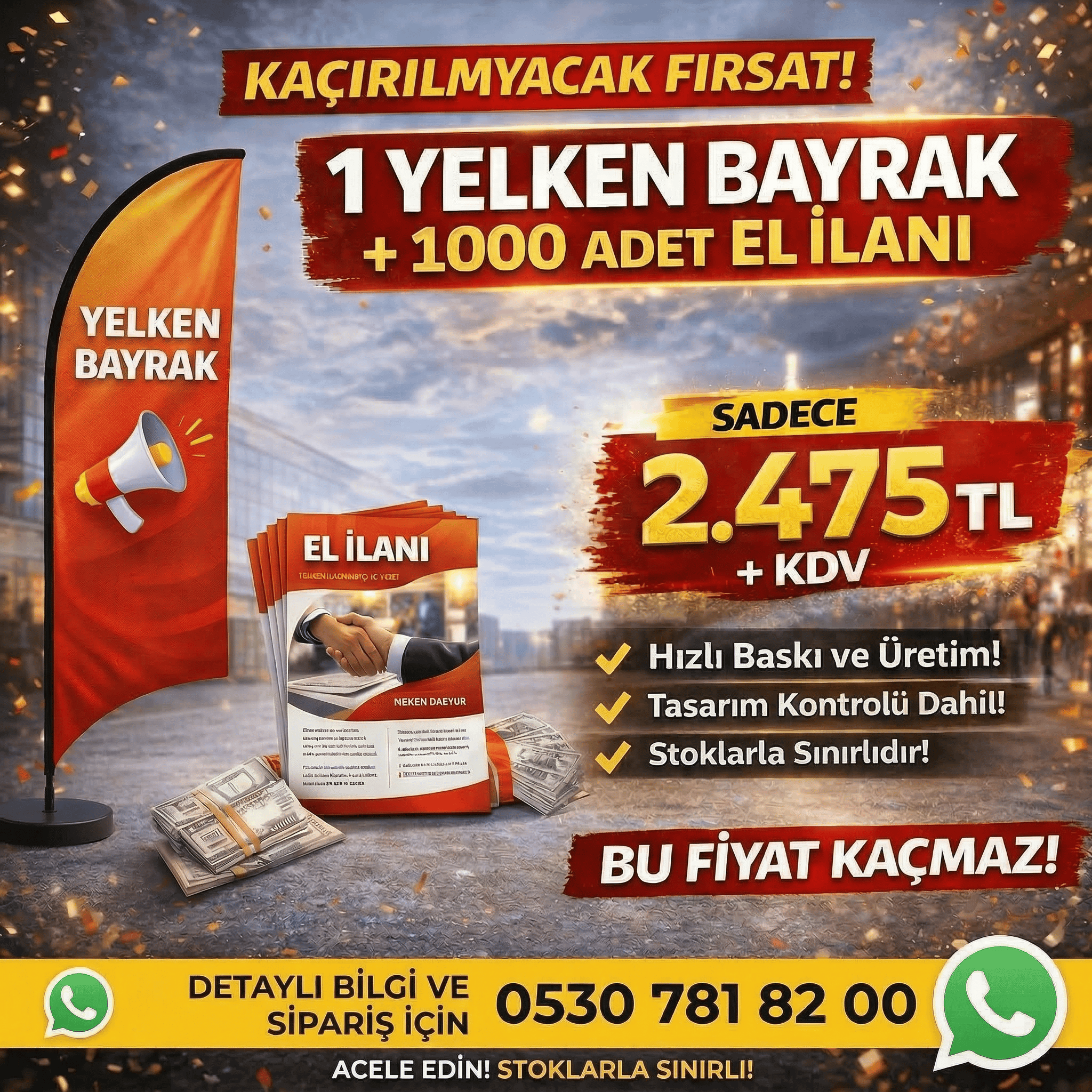 Yelken Bayrak + El İlanı