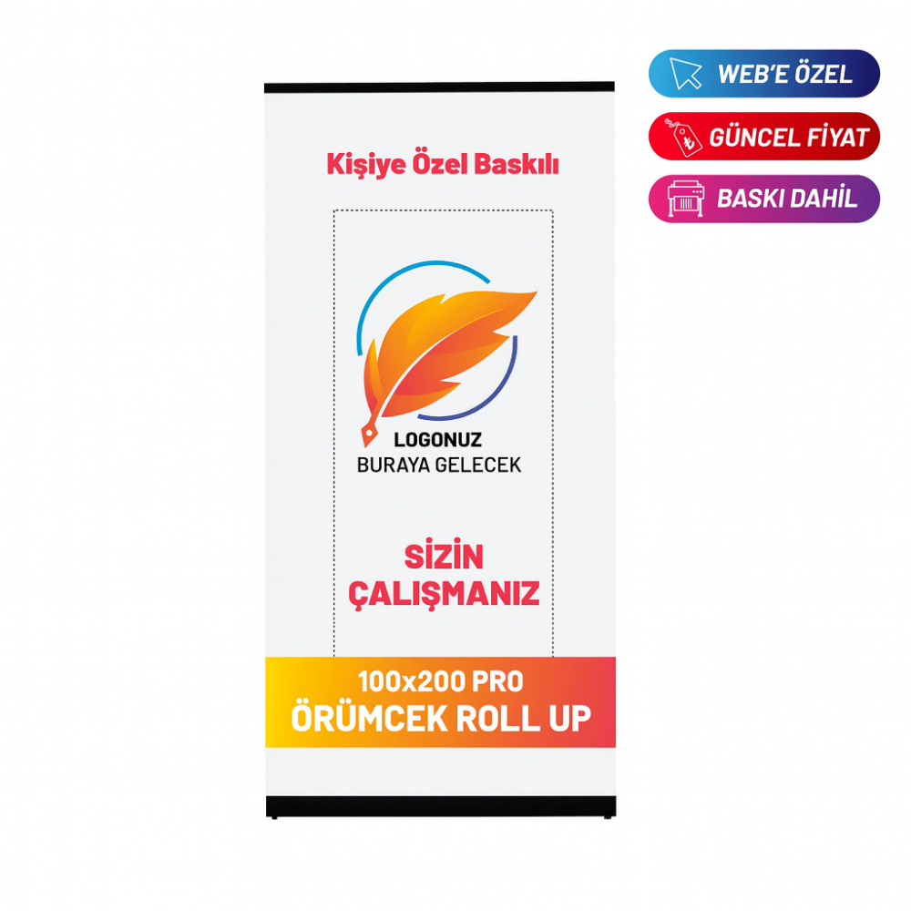 100×200 Cm Örümcek Roll Up