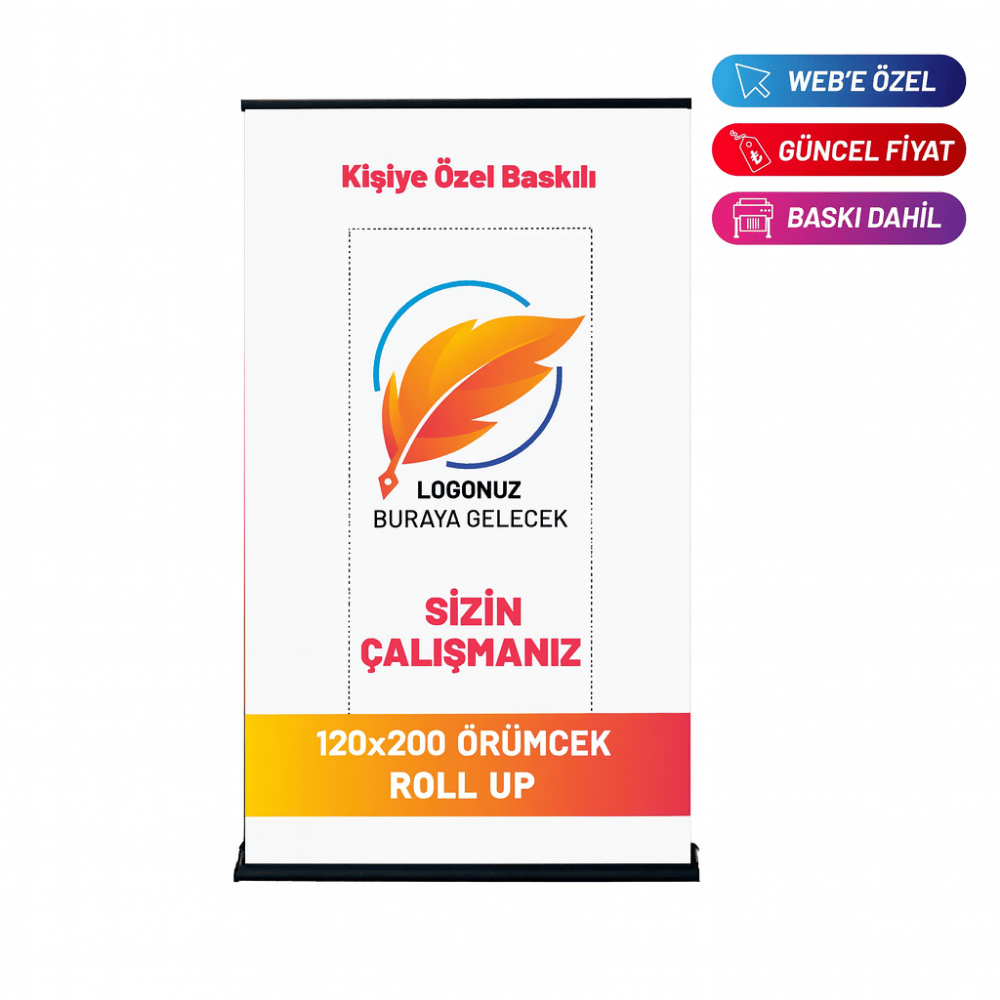 120×200 Cm Örümcek Roll Up