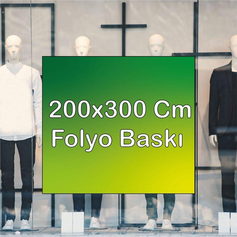 200x300 Cm Folyo Baskı