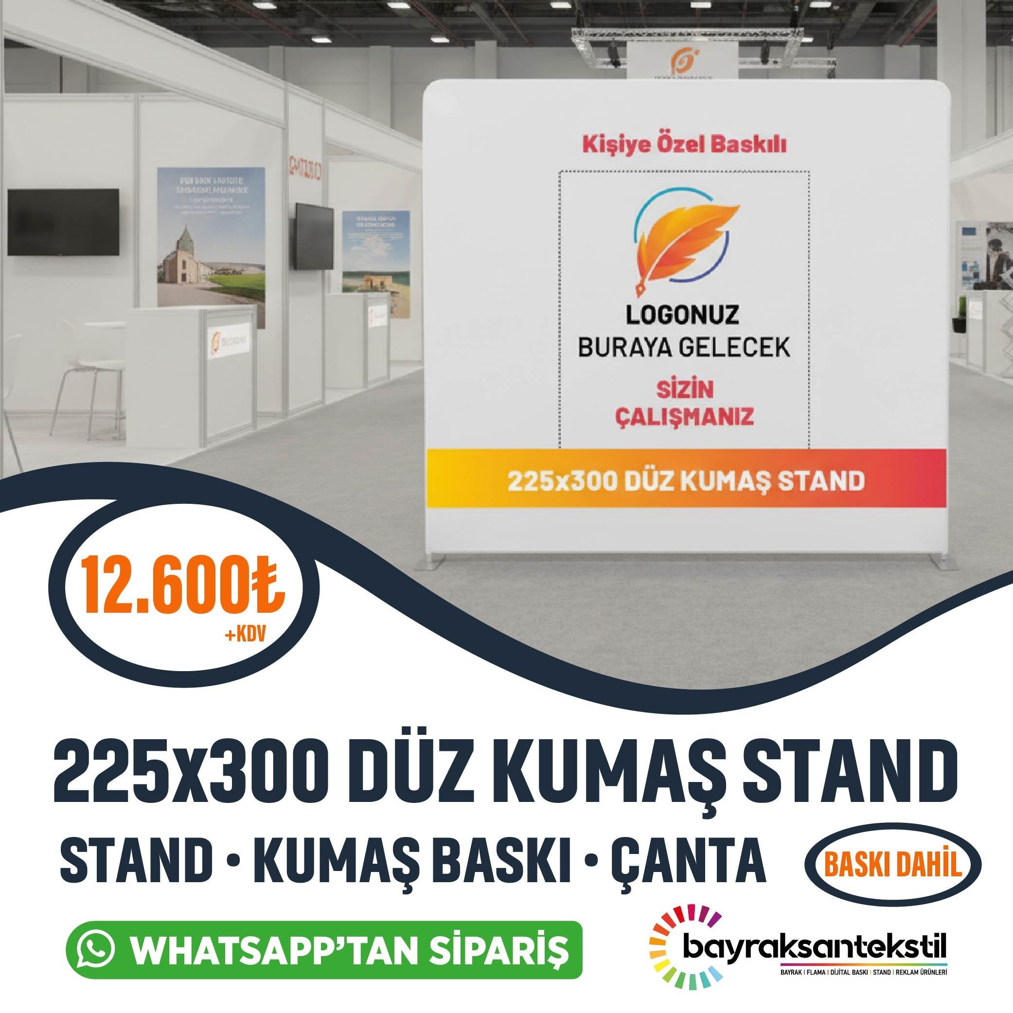 225x300 Düz Kumaş Stand