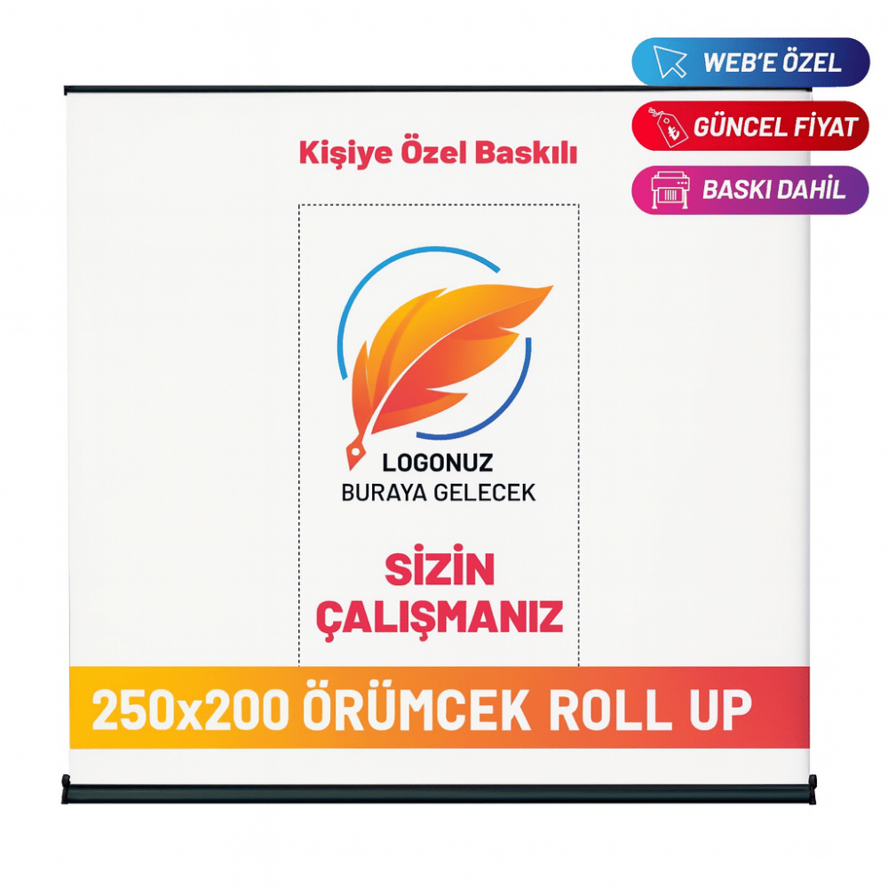250×200 Cm Örümcek Roll Up