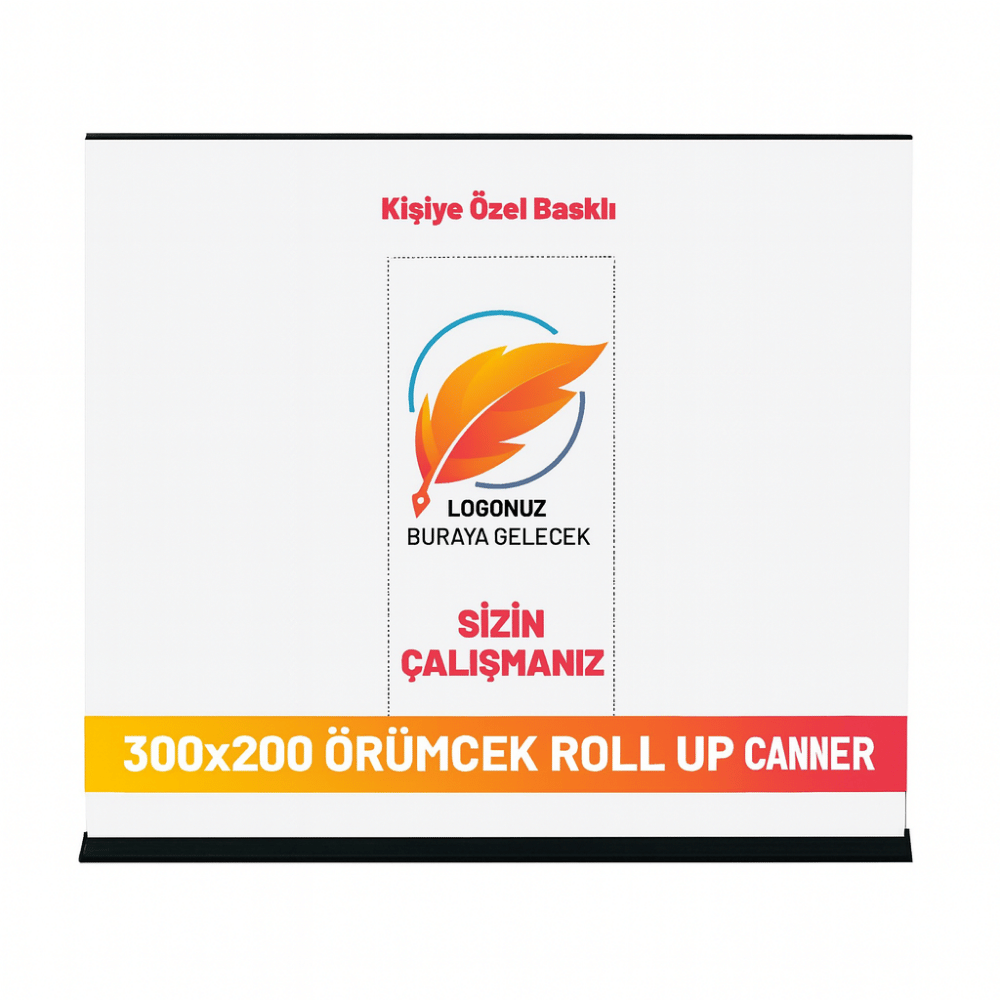 300×200 Cm Örümcek Roll Up