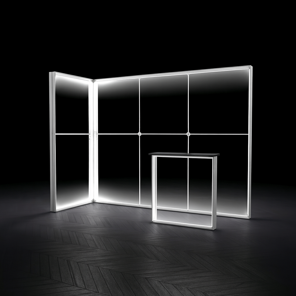 Backdrop With Mini Module 3x1 Kumaş Modüler Lightbox Backdrop Seti - Işıklı Kumaş Seti