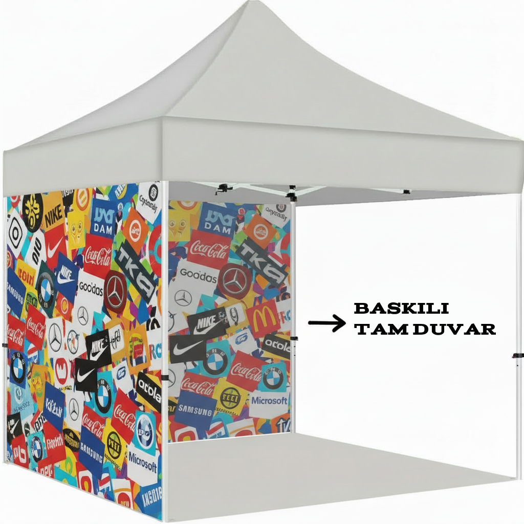 3x3 Gazebo Çadır Yan Duvar