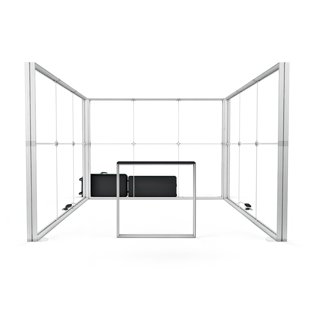 Backdrop With Mini Module 3x3 U Kumaş Modüler Lightbox Backdrop Seti - Işıklı Kumaş Seti