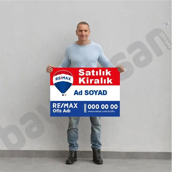 50x70 Cm Emlak Afişi