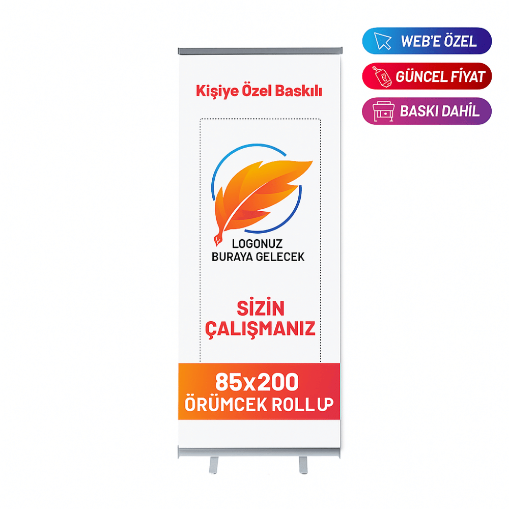 85×200 Cm Örümcek Roll Up