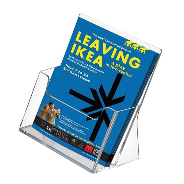 A5 Masaüstü Cep Akrilik Evrak Rafı Broşürlük