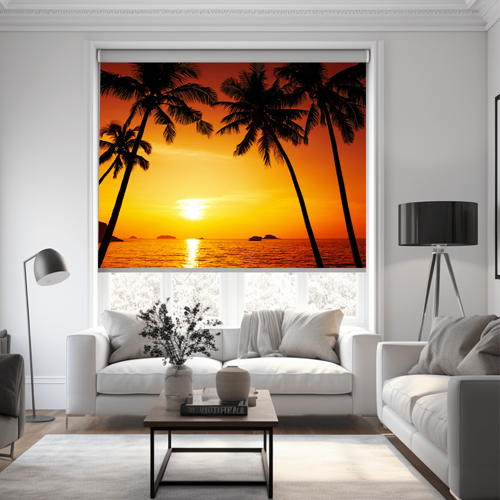 Gün Batım Manzaralı Stor Perde