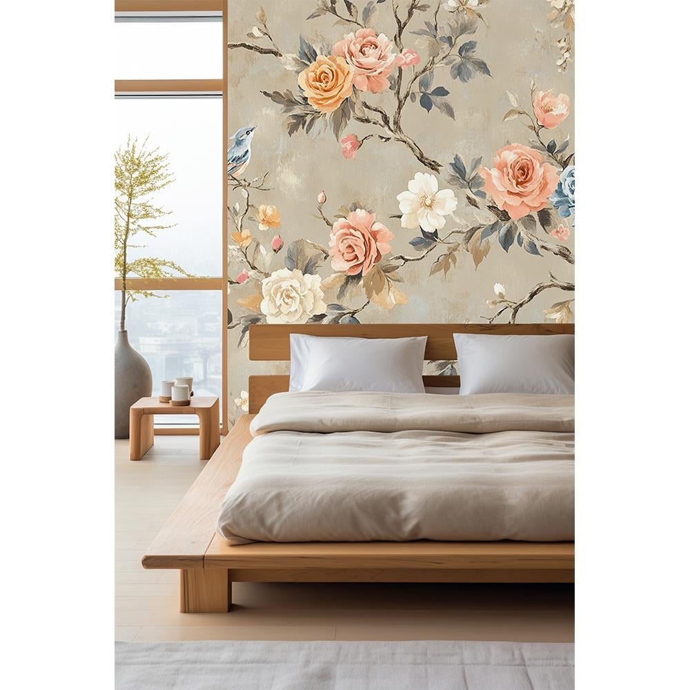 Pastel Bahar Dalları Duvar Kağıdı