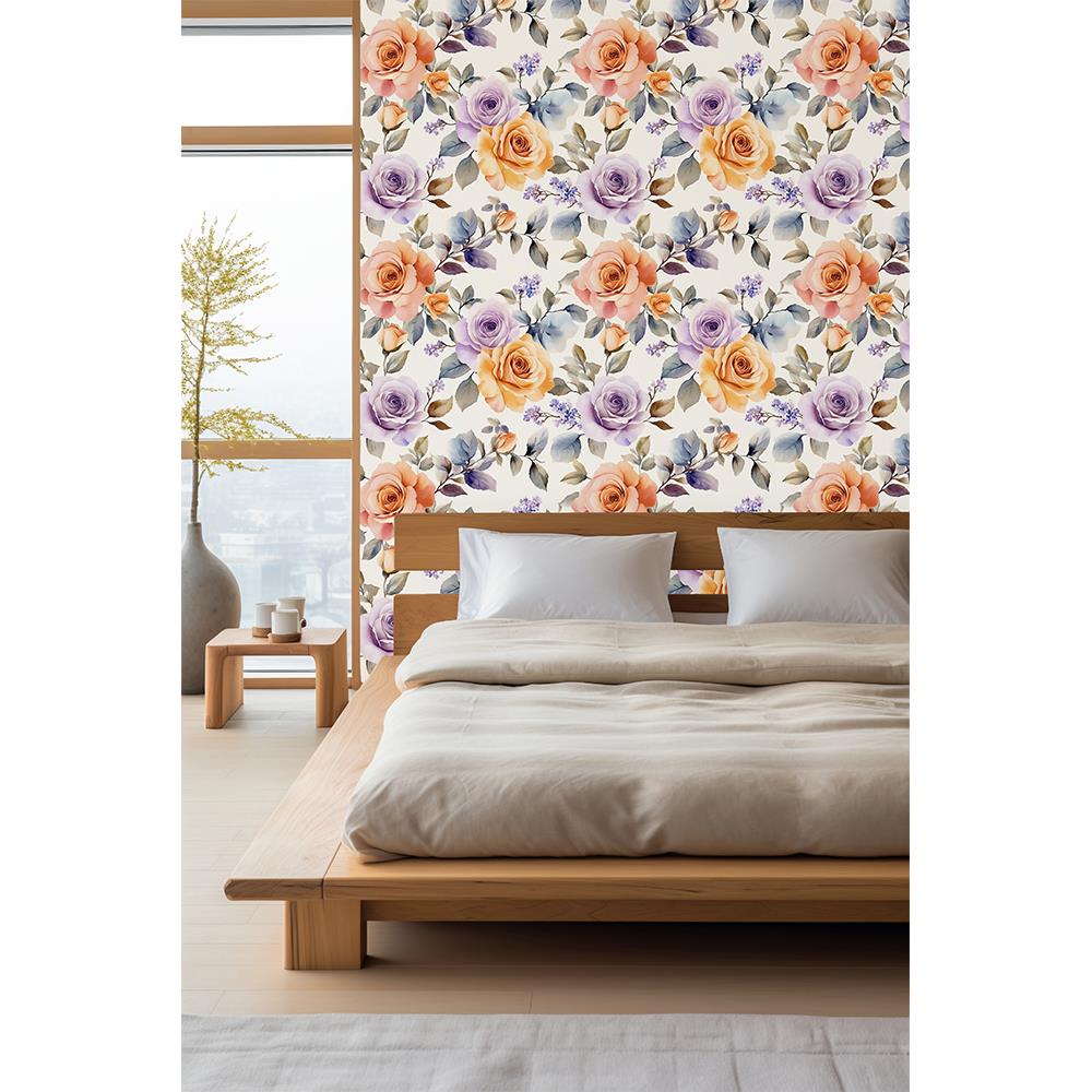 Pastel Güllerin Zarafeti Duvar Kağıdı
