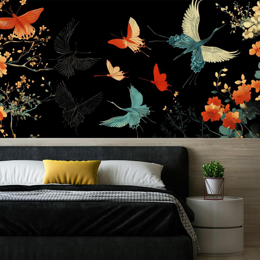 Renkli Kanatlar Duvar Kağıdı