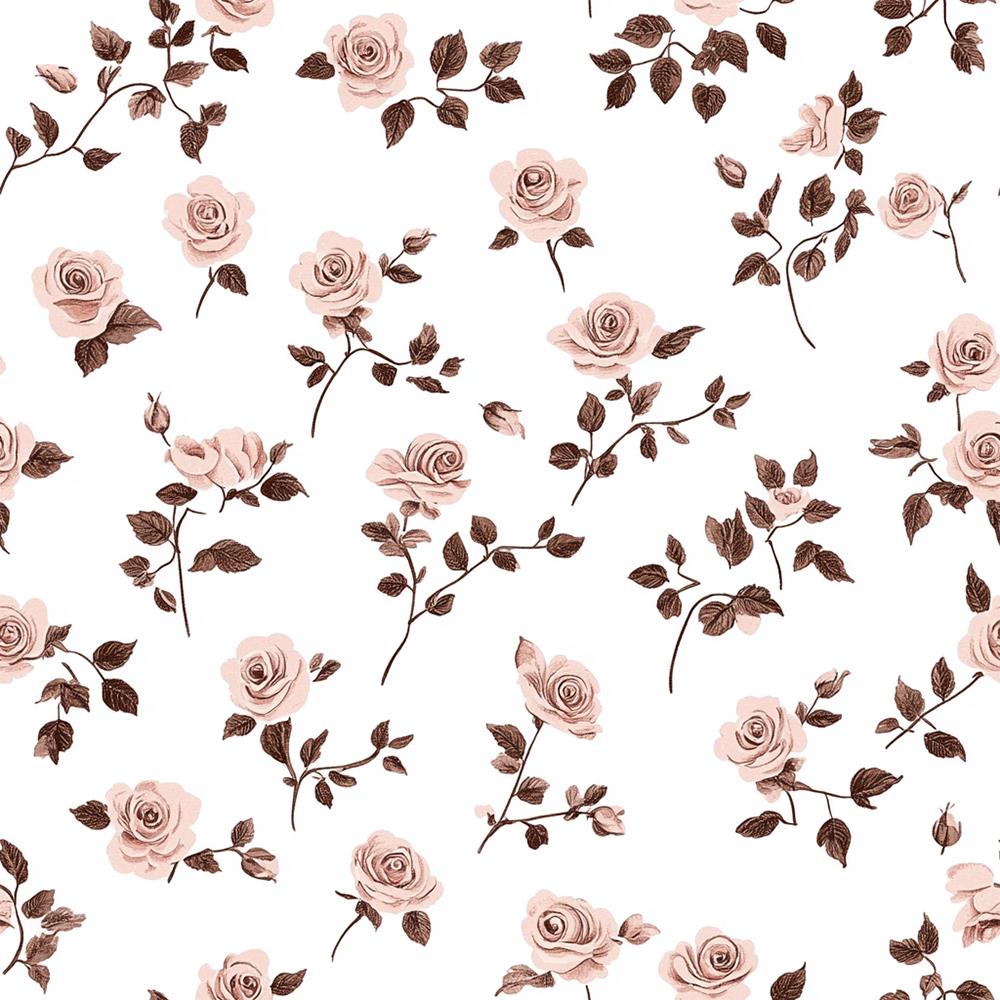 Sepya Gül Bahçesi Duvar Kağıdı