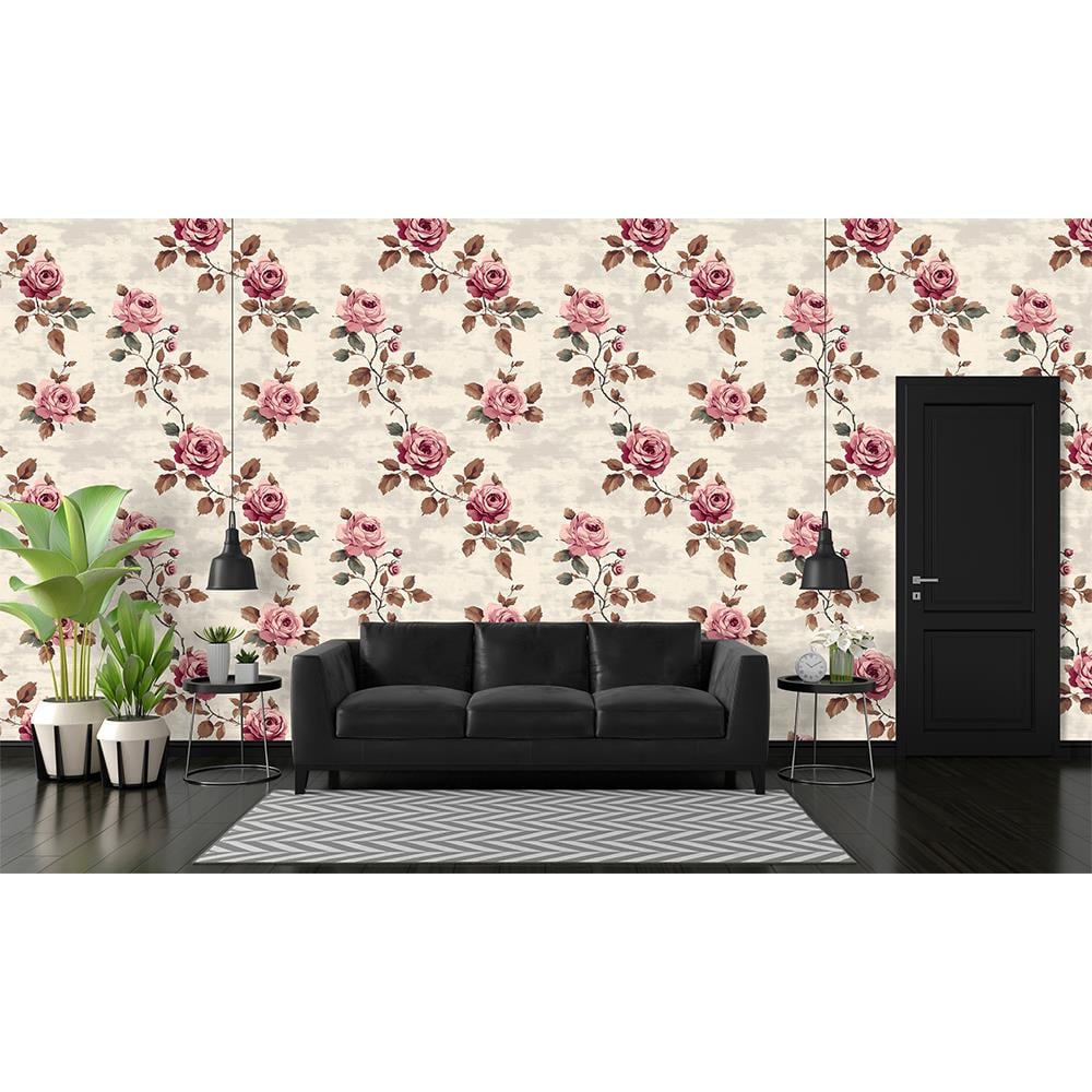 Vintage Gül Bahçesi Duvar Kağıdı