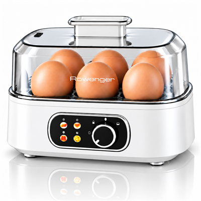 Rowenger Smartegg Yumurta Haşlama Makinesi Yumurta Pişirici Led Göstergeli 4 Kıvamda Pişirme RO-08B